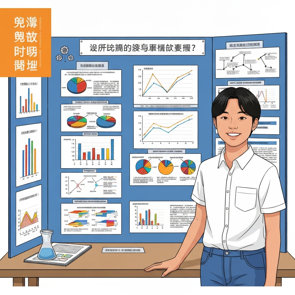 Science fair project display